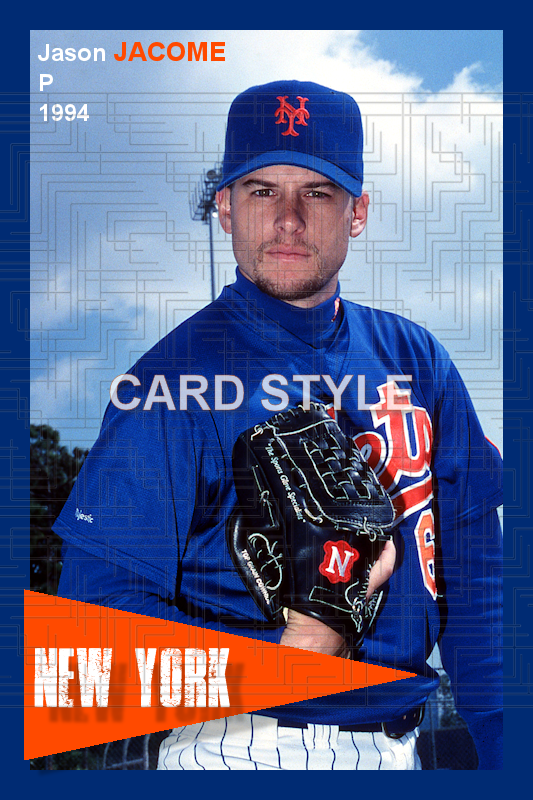 Jason Jacome - 1994 New York Mets - choose a size & style