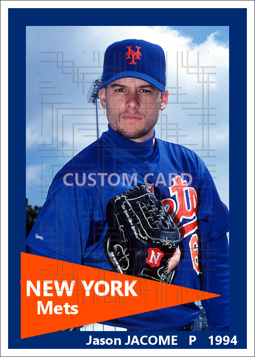 Jason Jacome - 1994 New York Mets - choose a size & style