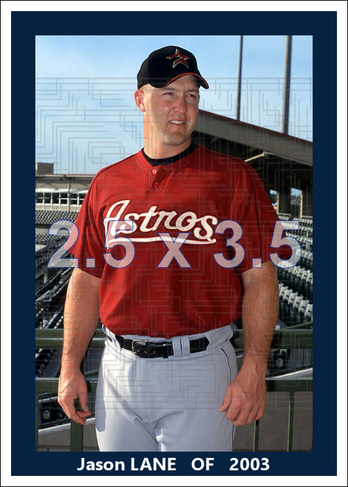 Jason Lane - 2003 Houston Astros - choose a size & style