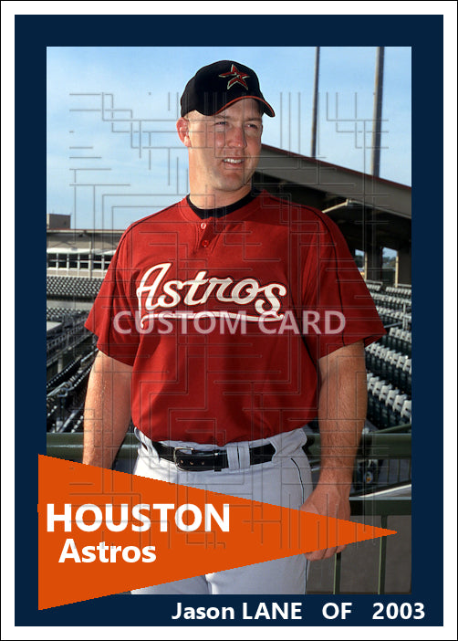 Jason Lane - 2003 Houston Astros - choose a size & style