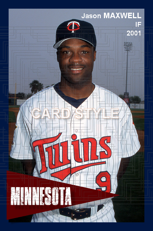 Jason Maxwell - 2001 Minnesota Twins - choose a size & style