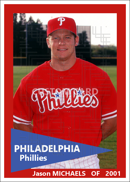 Jason Michaels - 2001 Philadelphia Phillies - choose a size & style