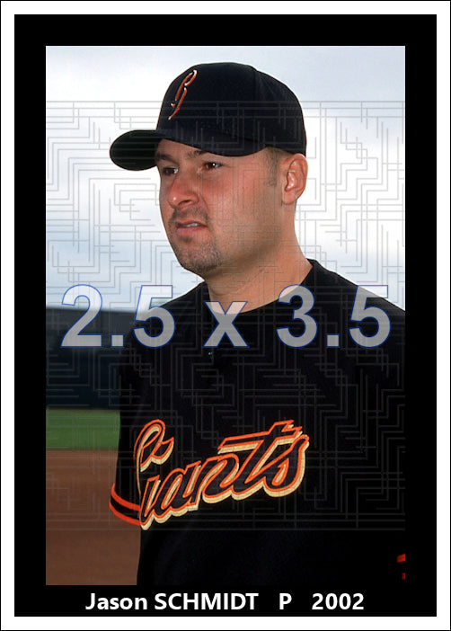 Jason Schmidt - 2002 San Francisco Giants - choose a size & style