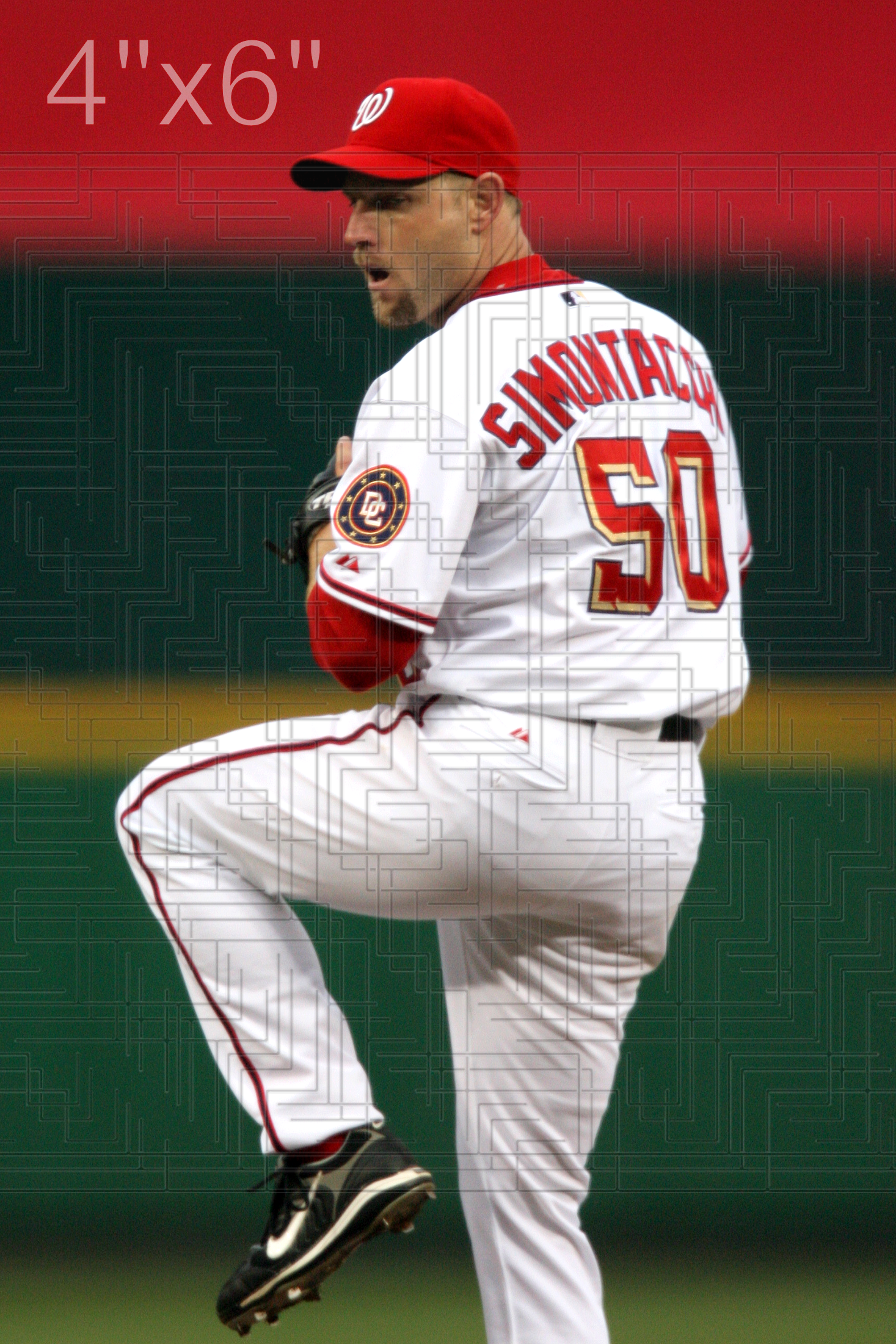 Jason Simontacchi - 2007 Washington Nationals - choose a size & style