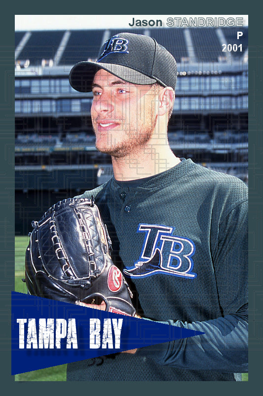 Jason Standridge - 2001 Tampa Bay Devil Rays - choose a size & style