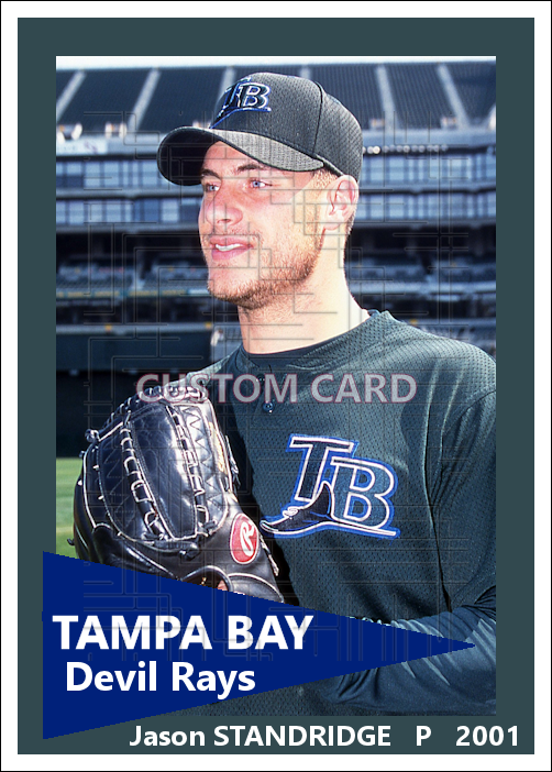 Jason Standridge - 2001 Tampa Bay Devil Rays - choose a size & style