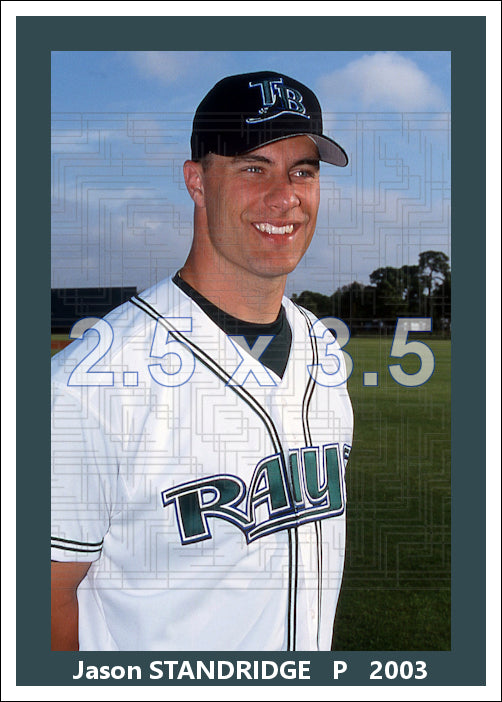 Jason Standridge - 2003 Tampa Bay Devil Rays - choose a size & style