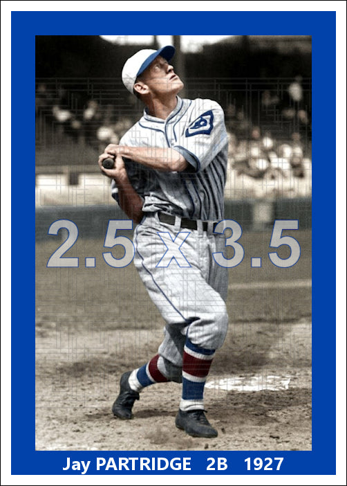 Jay Partridge - 1927 Brooklyn Robins - choose a size & style