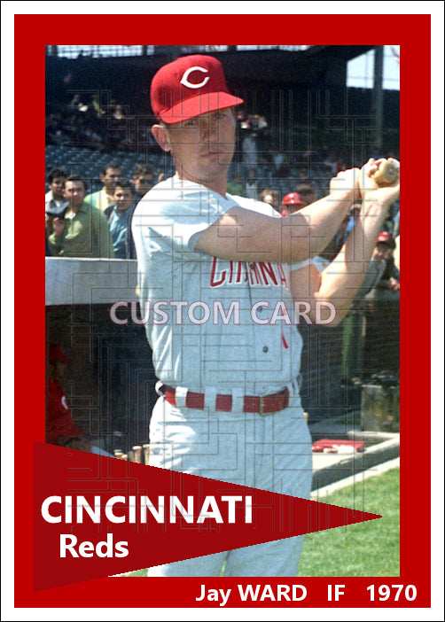 Jay Ward - 1970 Cincinnati Reds - choose a size & style