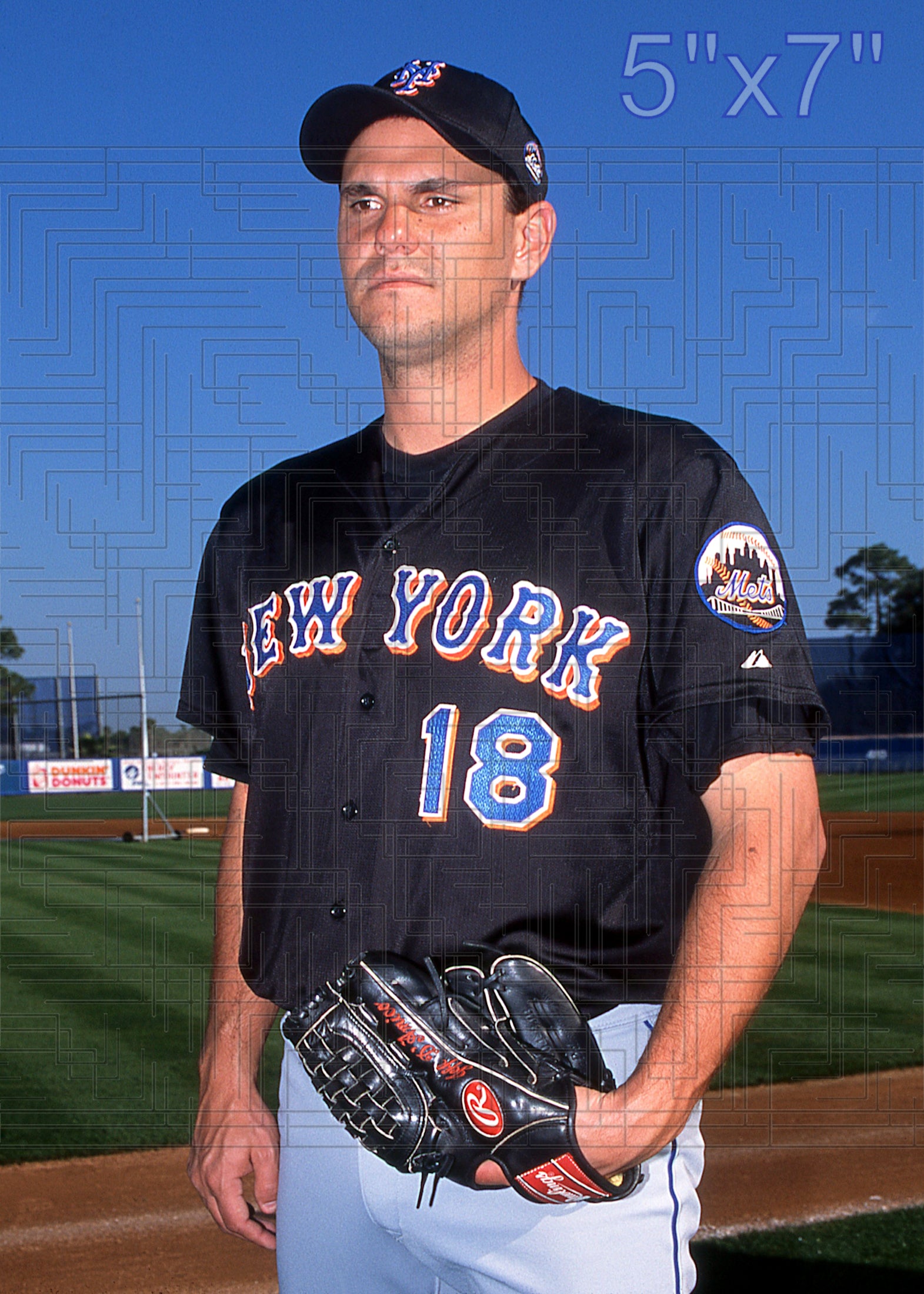 Jeff D'Amico - 2002 New York Mets - choose a size & style