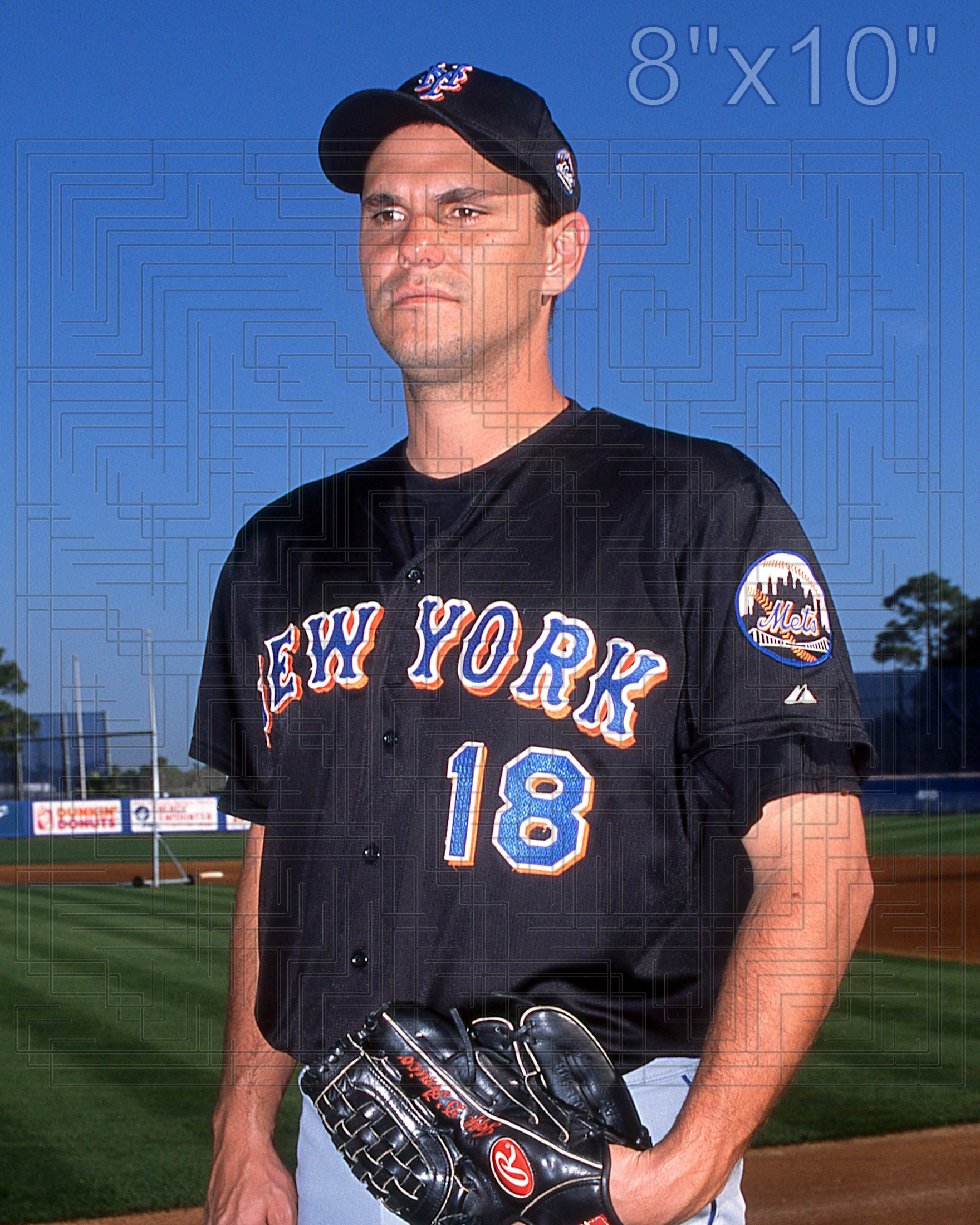 Jeff D'Amico - 2002 New York Mets - choose a size & style