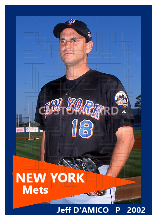 Jeff D'Amico - 2002 New York Mets - choose a size & style