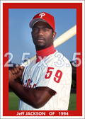 Jeff Jackson - 1994 Philadelphia Phillies - choose a size & style