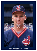Jeff Kaiser - 1988 Cleveland Indians - choose a size & style