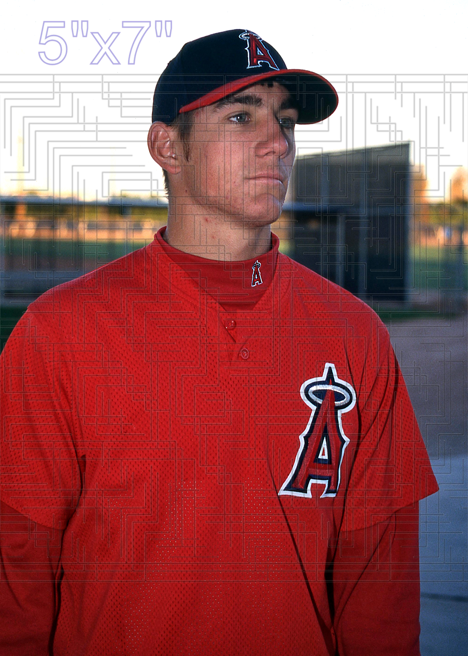 Jeff Mathis - 2002 Anaheim Angels - choose a size & style