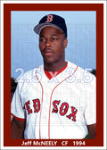Jeff McNeely - 1994 Boston Red Sox - choose a size & style
