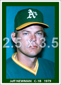 Jeff Newman - 1979 Oakland Athletics - choose a size & style
