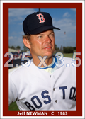 Jeff Newman - 1983 Boston Red Sox - choose a size & style