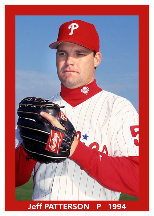 Jeff Patterson - 1994 Philadelphia Phillies - choose a size & style