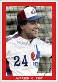 Jeff Reed - 1987 Montreal Expos - choose a size & style
