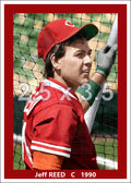 Jeff Reed - 1990 Cincinnati Reds - choose a size & style