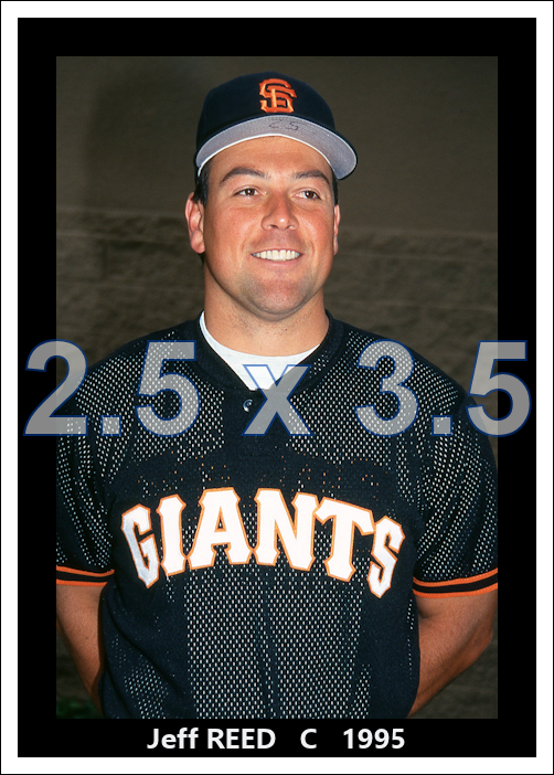 Jeff Reed - 1995 San Francisco Giants - choose a size & style