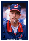 Jeff Shaw - 1990 Cleveland Indians - choose a size & style