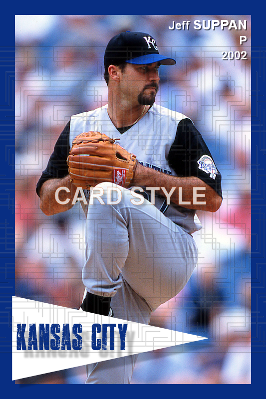 Jeff Suppan - 2002 Kansas City Royals - choose a size & style