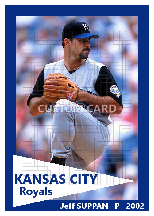 Jeff Suppan - 2002 Kansas City Royals - choose a size & style