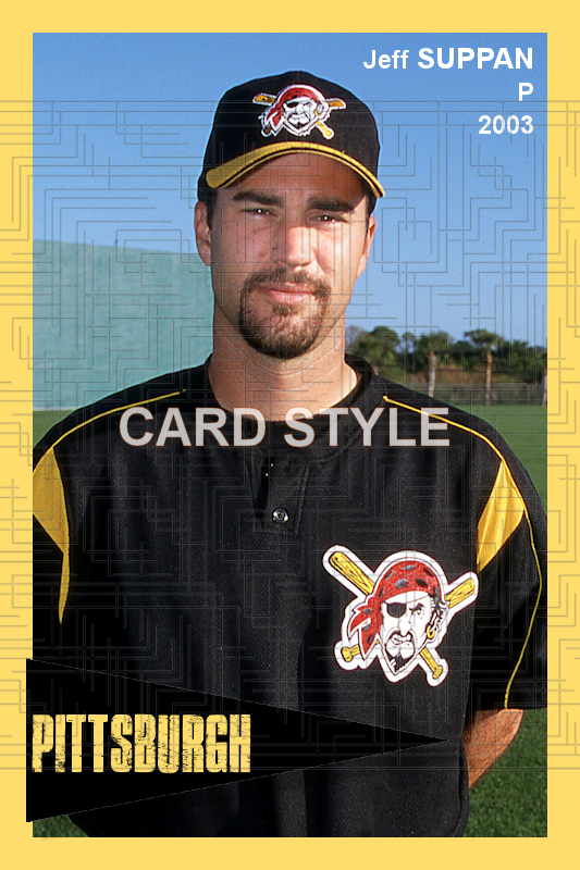 Jeff Suppan - 2003 Pittsburgh Pirates - choose a size & style