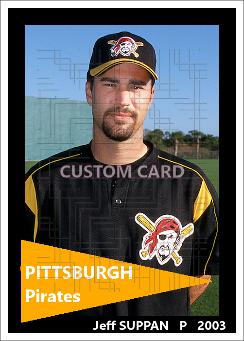 Jeff Suppan - 2003 Pittsburgh Pirates - choose a size & style