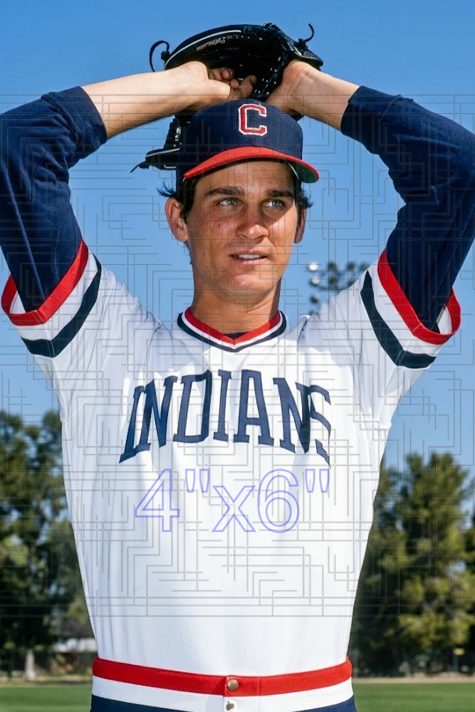 Jeff Barkley - 1985 Cleveland Indians - choose a size & style