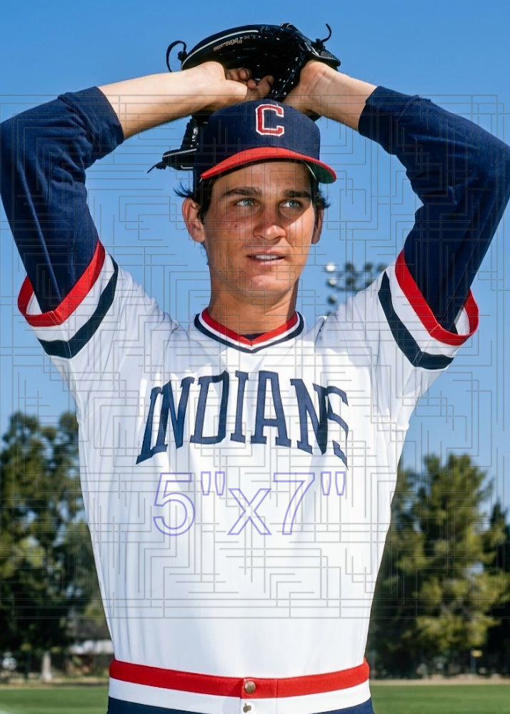 Jeff Barkley - 1985 Cleveland Indians - choose a size & style