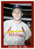 Jeoff Long - 1963 St. Louis Cardinals - choose a size & style