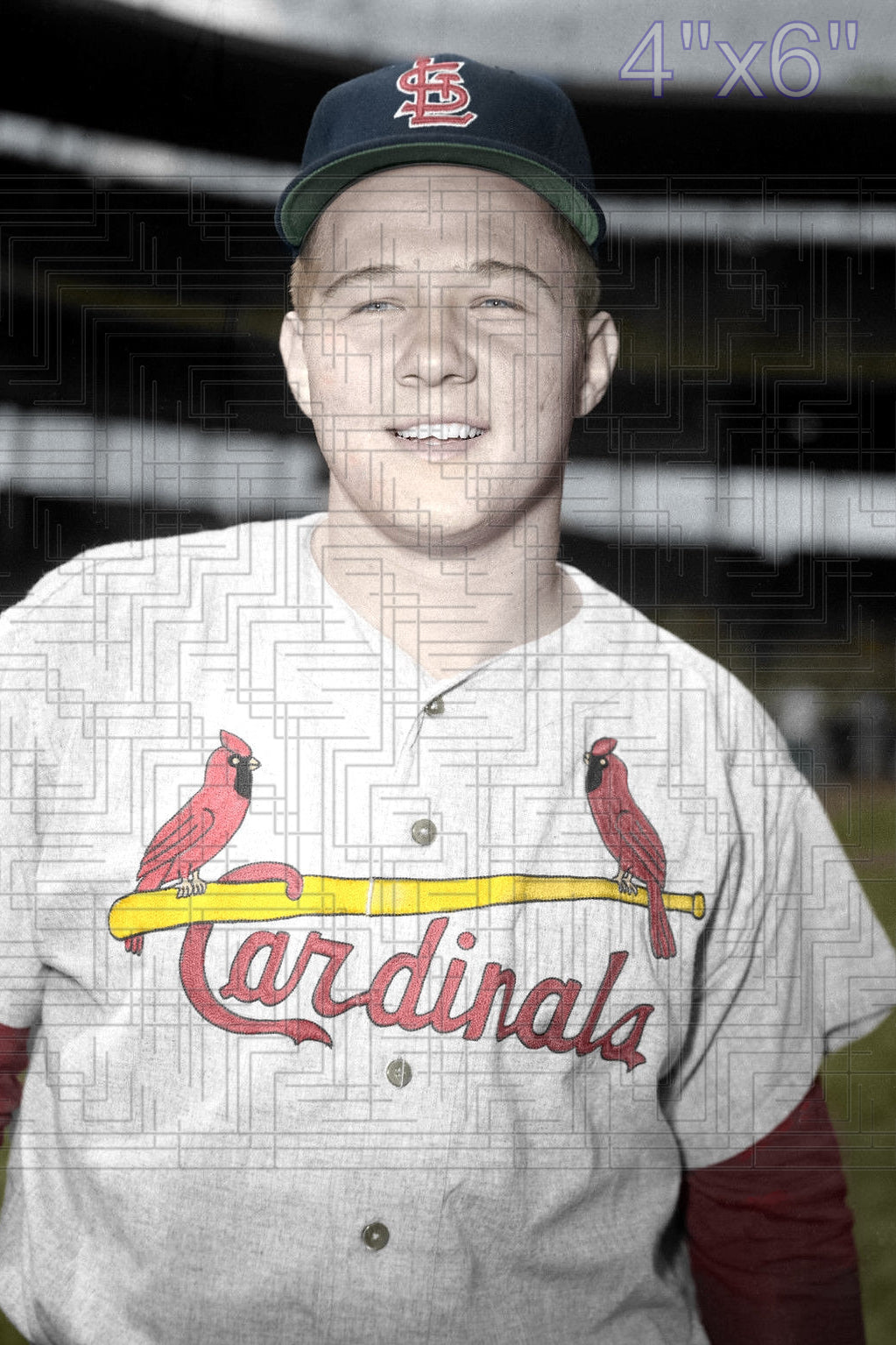 Jeoff Long - 1963 St. Louis Cardinals - choose a size & style