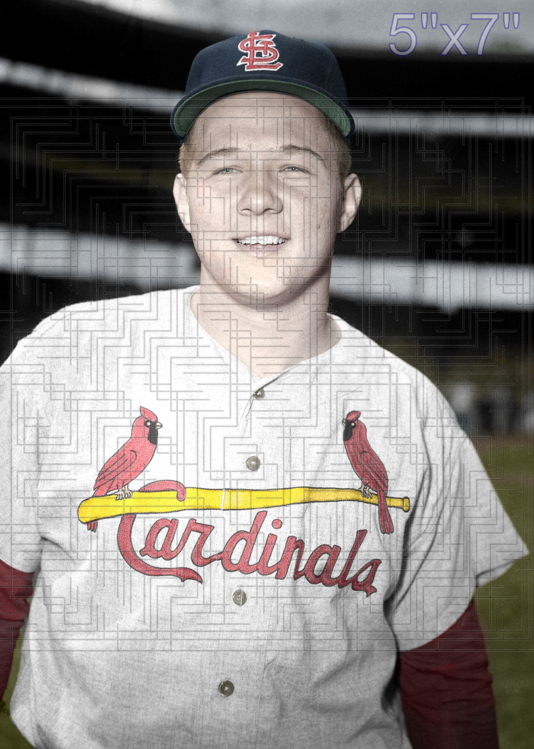 Jeoff Long - 1963 St. Louis Cardinals - choose a size & style