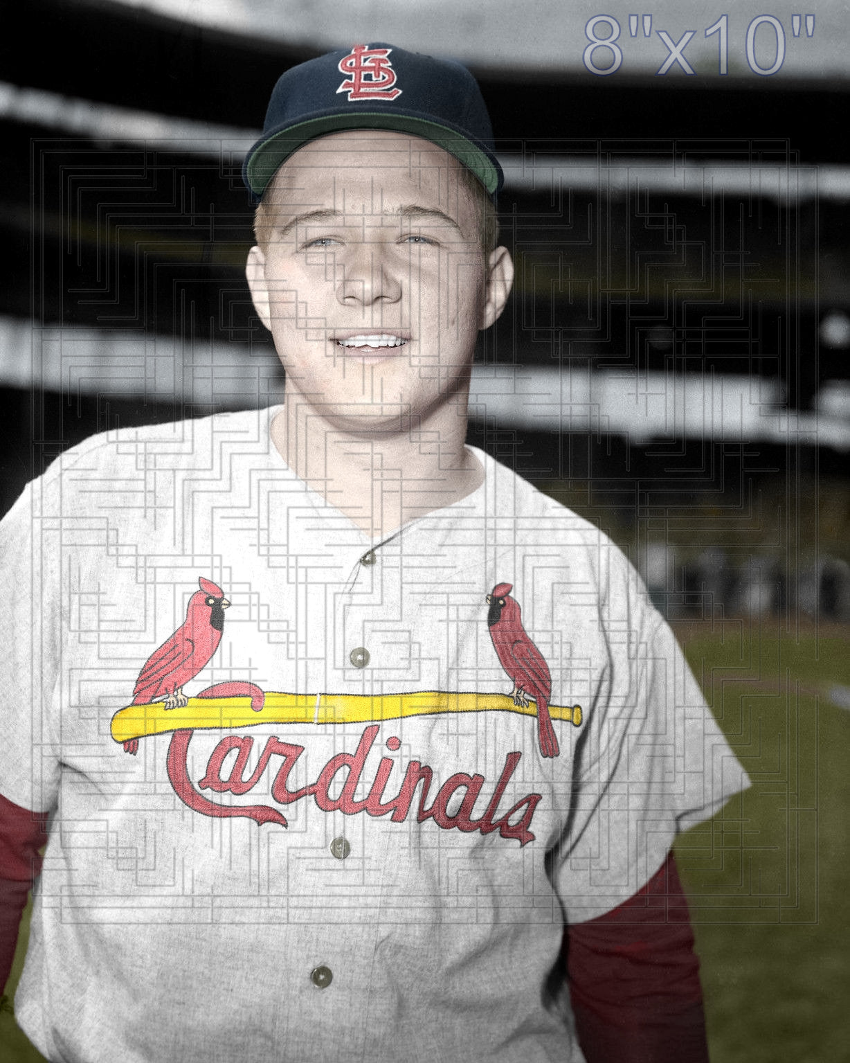 Jeoff Long - 1963 St. Louis Cardinals - choose a size & style