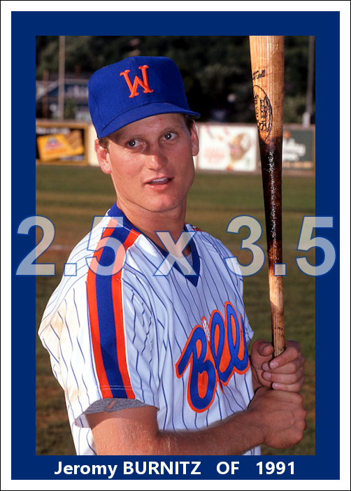 Jeromy Burnitz - 1991 Williamsport Bills - choose a size & style