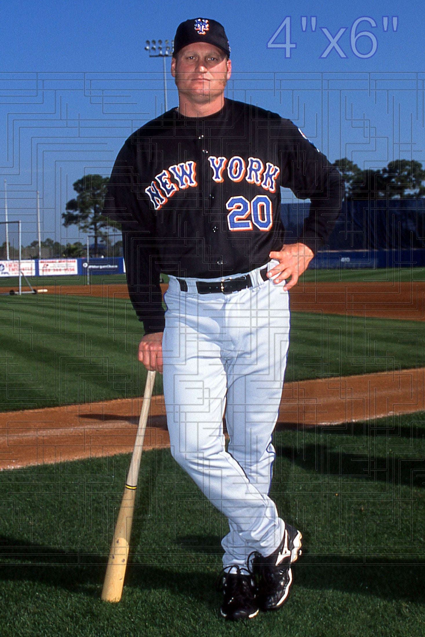 Jeromy Burnitz - 2002 New York Mets- choose a size & style