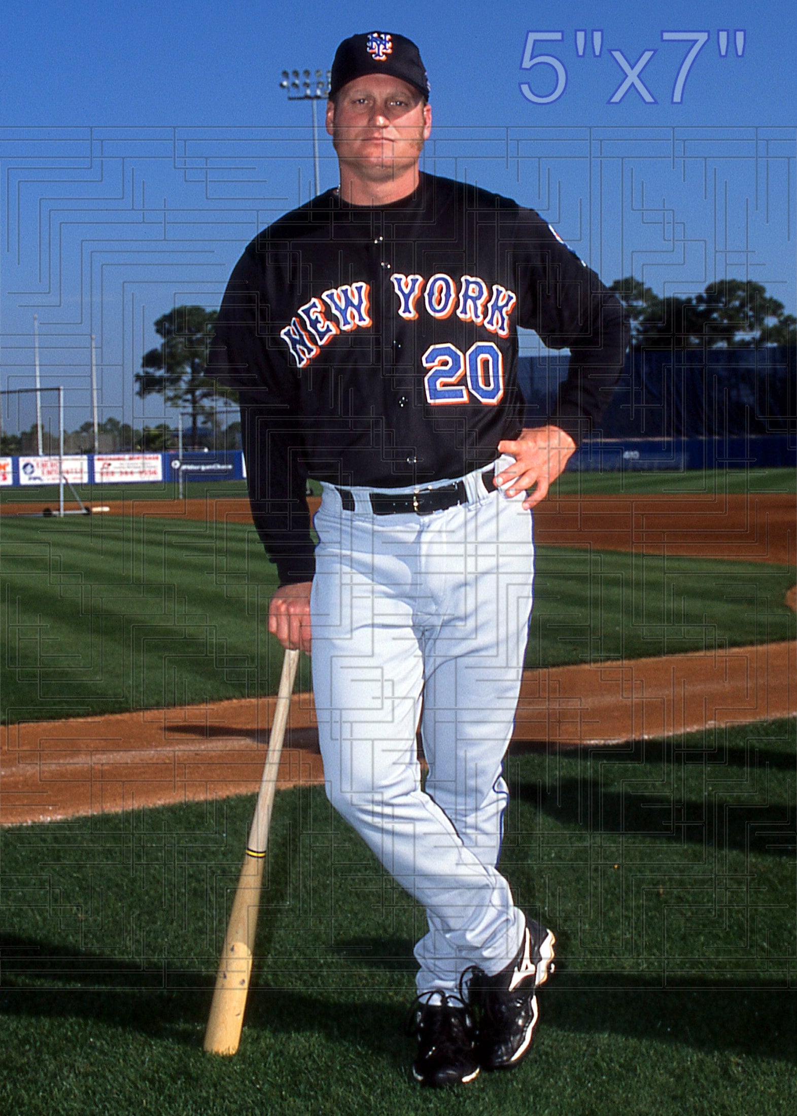 Jeromy Burnitz - 2002 New York Mets- choose a size & style