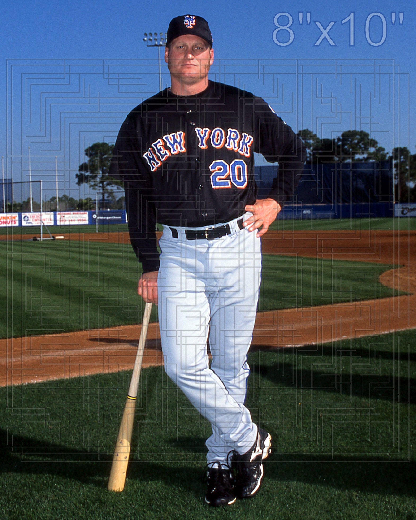 Jeromy Burnitz - 2002 New York Mets- choose a size & style