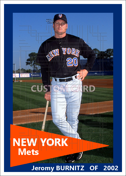 Jeromy Burnitz - 2002 New York Mets- choose a size & style