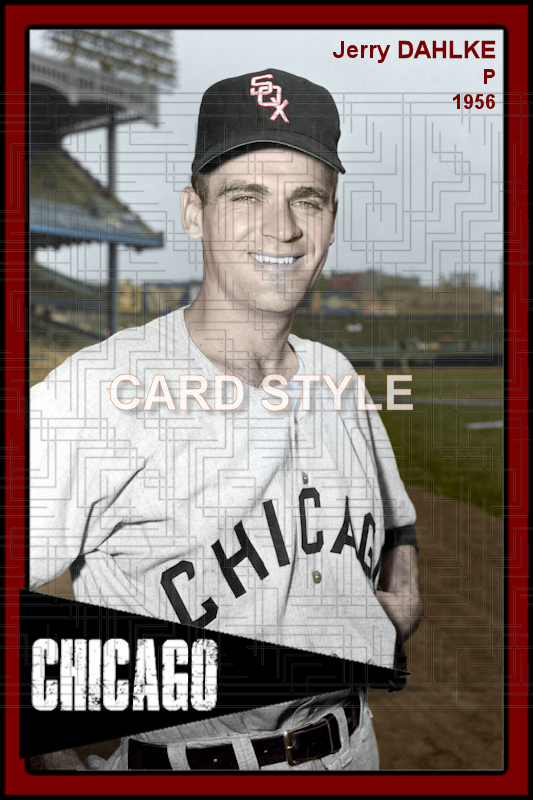 Jerry Dahlke - 1956 Chicago White Sox - choose a size & style