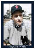 Jerry Lane - 1953 Washington Senators - choose a size & style