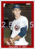 Jerry Lane - 1954 Cincinnati Reds - choose a size & style