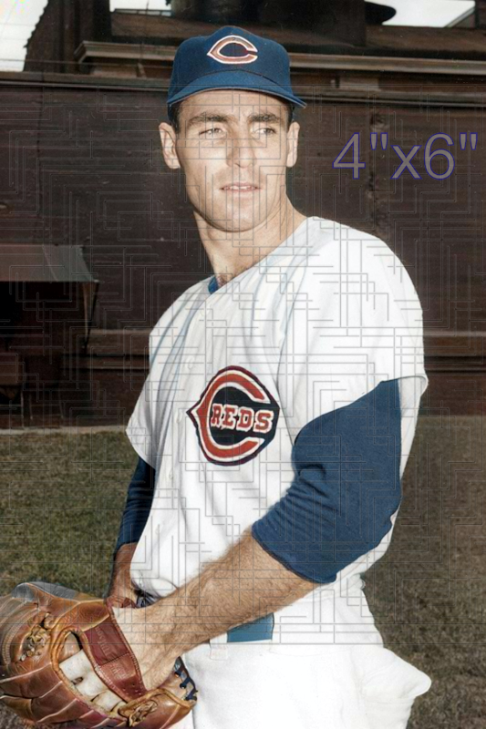 Jerry Lane - 1954 Cincinnati Reds - choose a size & style