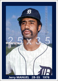 Jerry Manuel - 1976 Detroit Tigers - choose a size & style