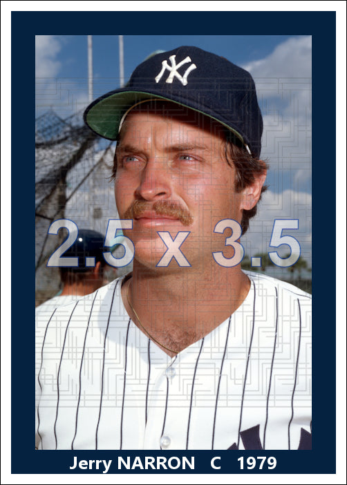 Jerry Narron - 1979 New York Yankees - choose a size & style