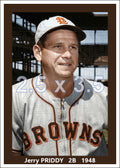 Jerry Priddy - 1948 St. Louis Browns - choose a size & style