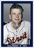 Jerry Priddy - 1953 Detroit Tigers - choose a size & style